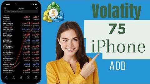 How To Find Volatility 75 Index On MT5 On iPhone | Get Volatility 75 Index On MT5 