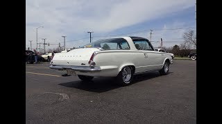 1965 Plymouth Barracuda in Ivory White Paint & 273 Engine Sound on My Car Story with Lou Costabile