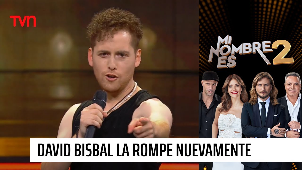 ¡Es igual! David Bisbal volvió a conquistar al jurado | Mi nombre es 2