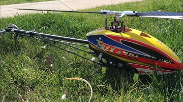 Align Trex 470LM Maiden Flight With The Ikon 2 FBL
