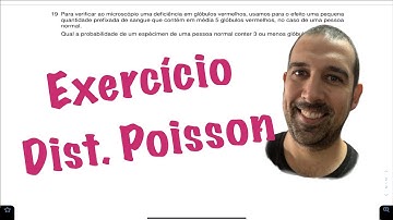 Distribuição de Poisson - Exercício resolvido