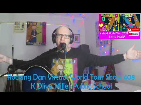 ⁣Rocking Dan Virtual World Tour Show 408 K Olive Miller Public School
