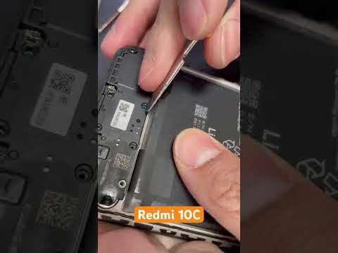 Redmi 10C разборка. Как извлечь старый аккумулятор BN5G