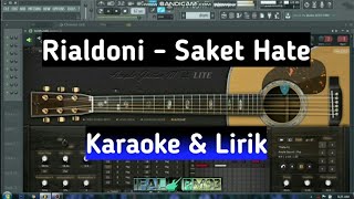 Saket Hate - RIALDONI (cover) Karaoke & Lirik lagu Aceh terbaru