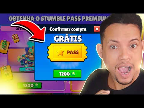 COMPREI STUMBLE PASS DE JULHO PRESENTE GRÁTIS PROS INSCRITOS😱