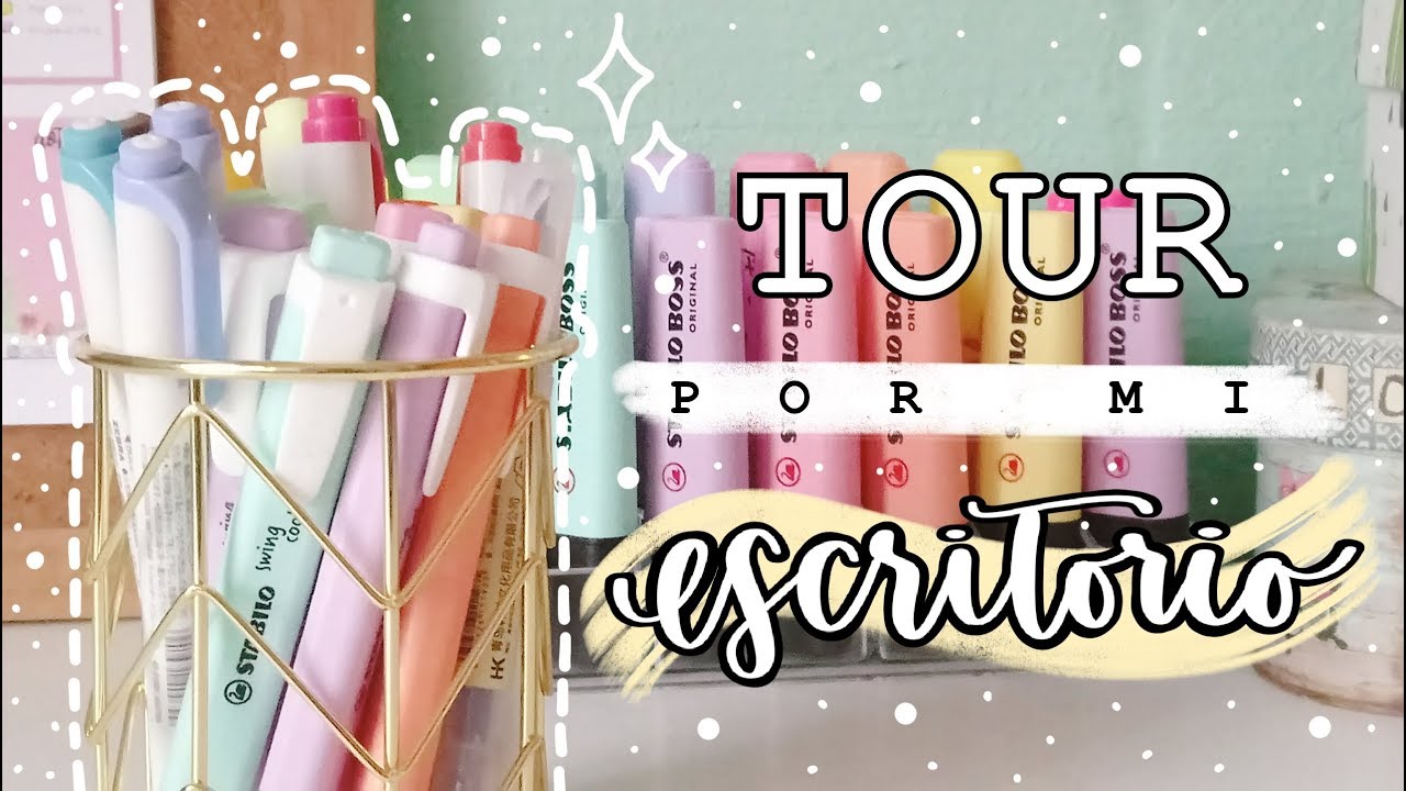 TOUR POR MI ESCRITORIO 📚✨