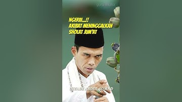 NGERI... INI AKIBAT MENINGGALKAN SHOLAT JUM