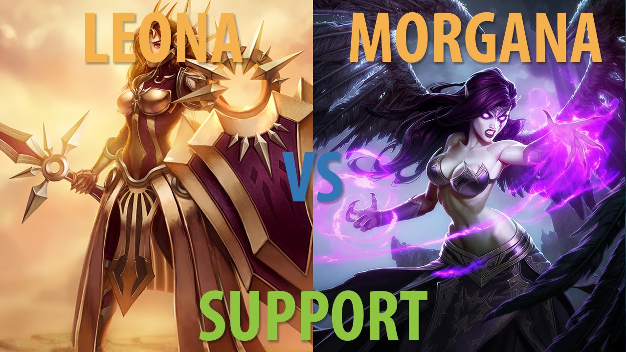 Leona vs Morgana - Support - Season 4 - Victory - League of Legends Gameplay