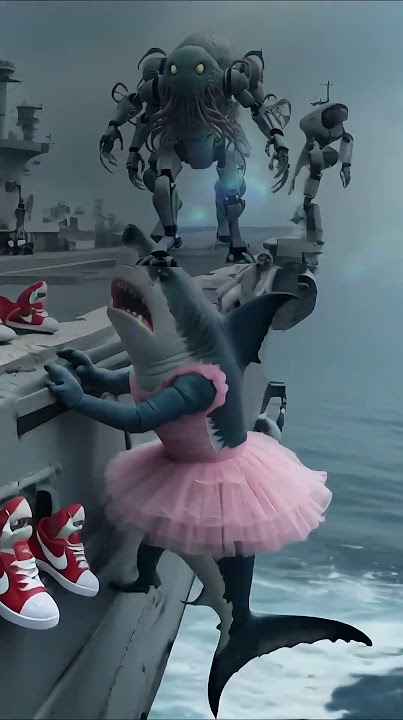 Shark family  are in Fear ， Fury Unleashed! 🦈🔥  #shark #whale #ocean #shorts#ai #aianimation