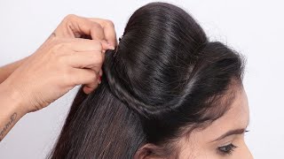 5 easy and quick hairstyle with half saree || wedding hairstyle | party hairstyle | ladies hairstyle