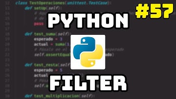 ✅ Curso de Python: Función FILTER en Python 🍺 #57