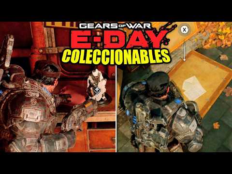 Gears of War E-DAY TODOS LOS 140 COLECCIONABLES *Muy Fácil* Logro Recuerdos del Día de la Emergencia