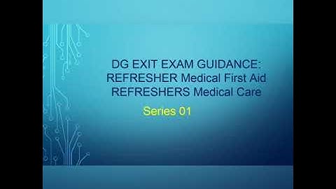 Exit Exam Medical First Aid ( MFA) / Medicare Hack Series Set 01