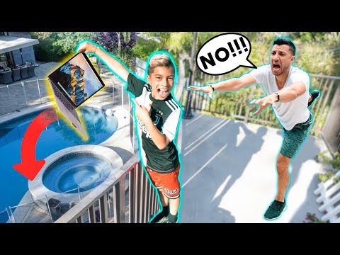 dropping-my-dads-macbook-over-balcony!-**father's-day-prank**-|-the-royalty-family