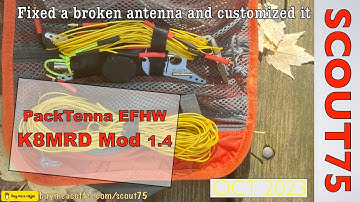 The PackTenna EFHW K8MRD Mod - version 1.4