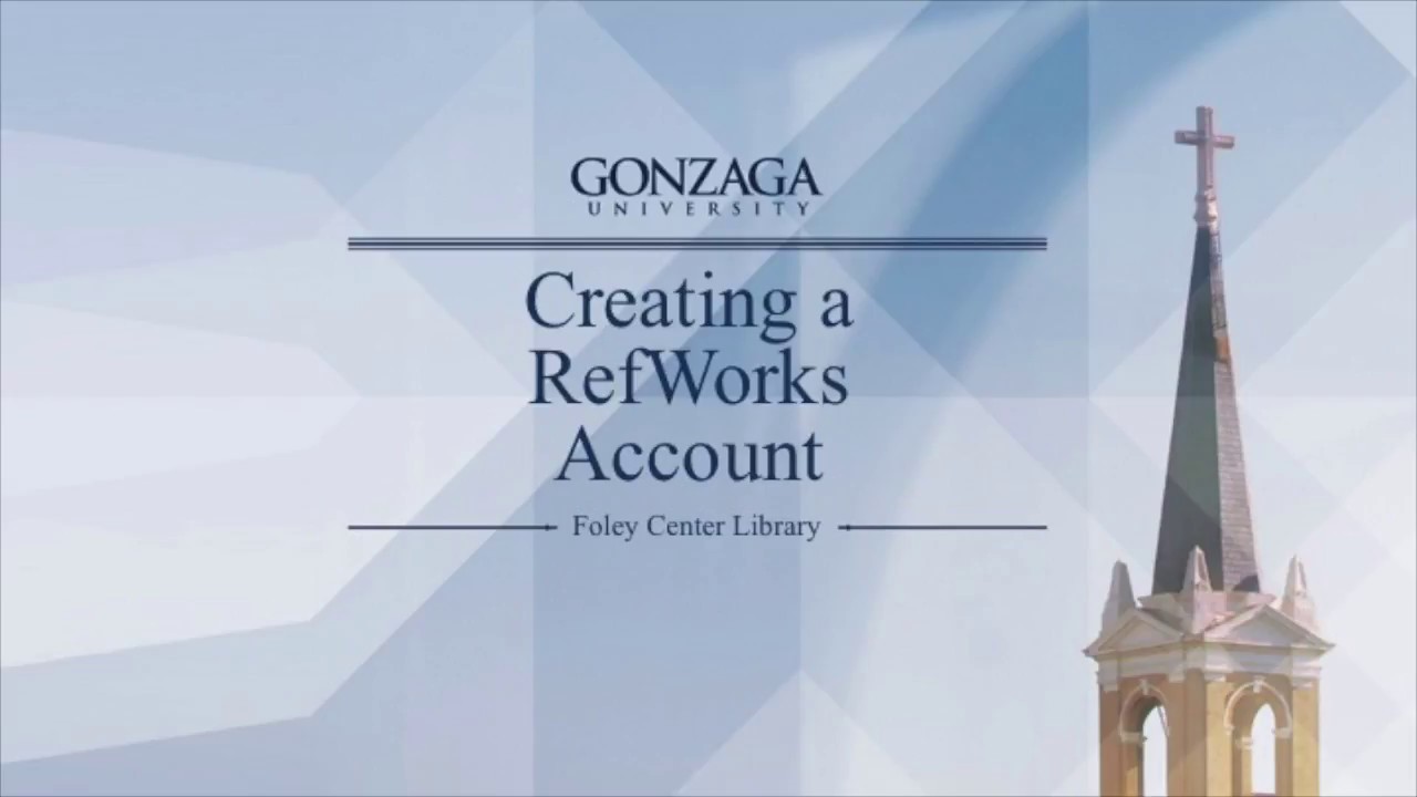 Creating a RefWorks Account - YouTube