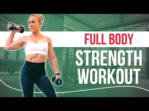 30 MIN FULL BODY DUMBBELL STRENGTH WORKOUT | No Jumping