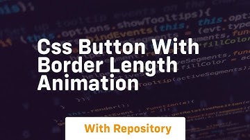css button with border length animation