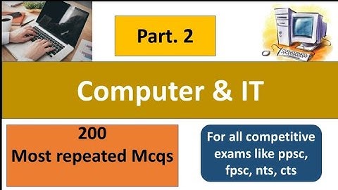 most important mcqs of computer | ppsc, fpsc, nts, cts, railway exams | The world of knowledge