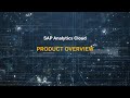 SAP Analytics Cloud Product Overview