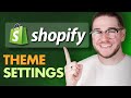 Shopify Theme Settings Tutorial – Favicon, Fonts & Effects