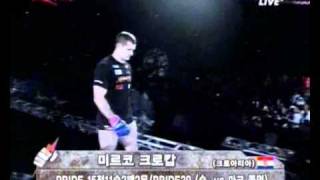 Mirko Crocop entrance Pride gp 2005.wmv