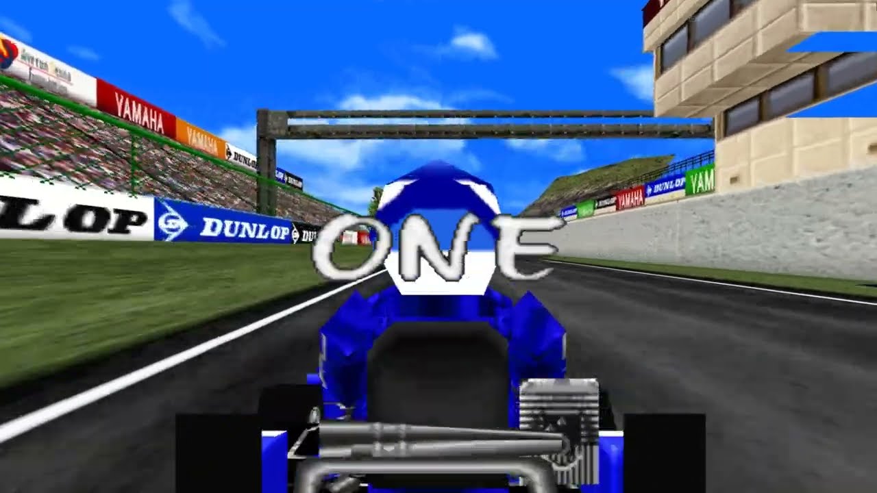 Ayrton Senna Kart Duel 2 (PS1) - Time Attack Gameplay - NTSC-J - Duckstation