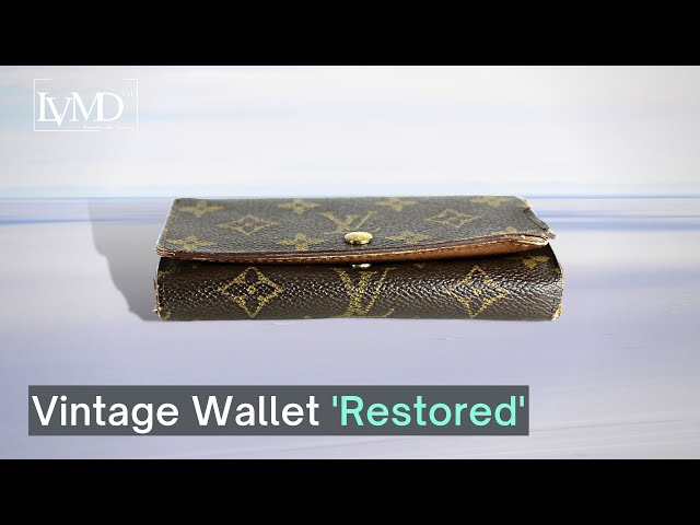 Louis Vuitton Vintage Wallet Refurbished - DIY - How to for