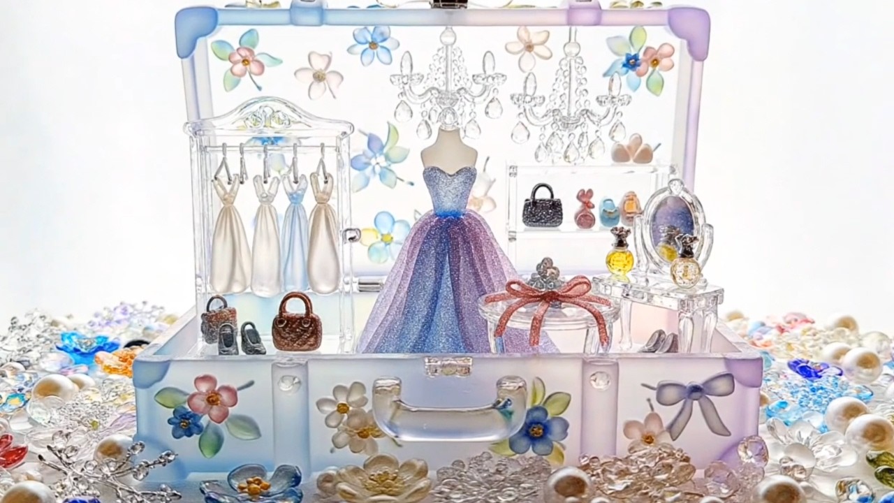 【AI ASMR】トランクの中の12ヶ月のミニチュアショップ🧚🏻‍♀️💠あなたはどれが好き？｜12 Tiny Shops in a Trunk