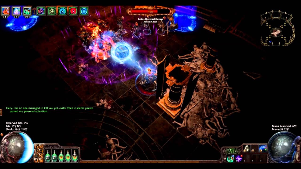 Path of Exile Scion Dual Midnight Bargain/Mon'tregul's Grasp Summoner