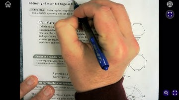 Geometry - Lessons 6.7 and 6.8 Rotation Symmetry and Regular Polygons