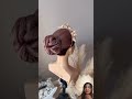 Peinado elegante con efecto flor 🌸✨ fácil y hermoso