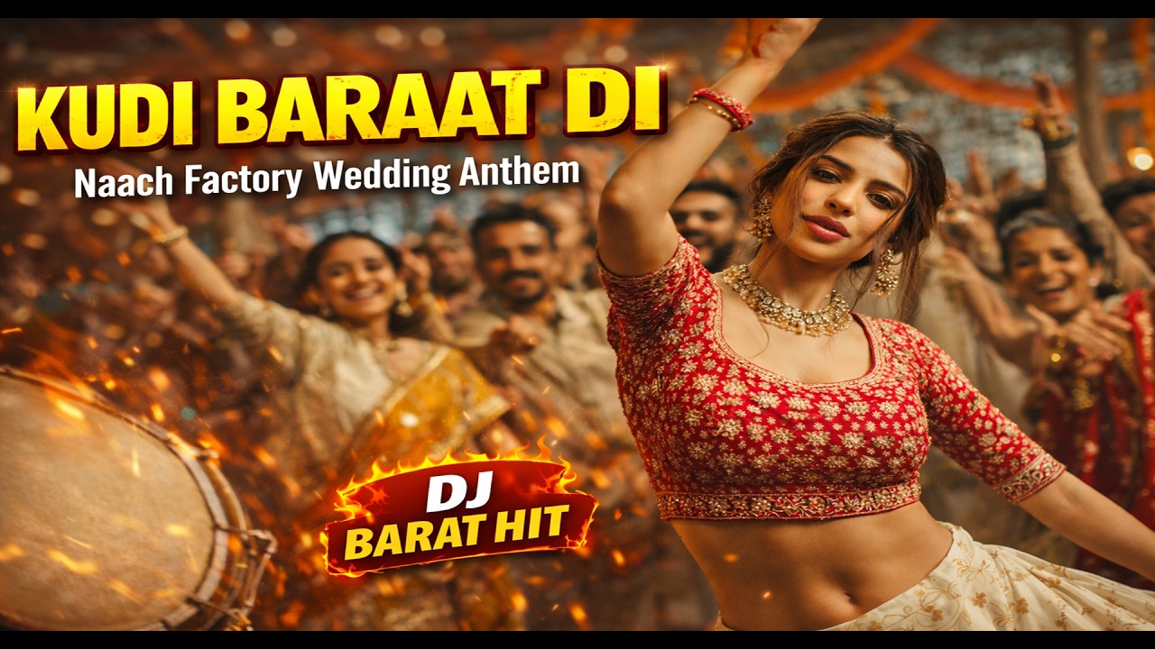 Kudi Baraat Di | Naach Factory Wedding Anthem | Punjabi DJ Dance Song 2026 💃🥁
