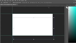 How to create corporate business card - Bleed and Safe area on cc adobe photoshop
