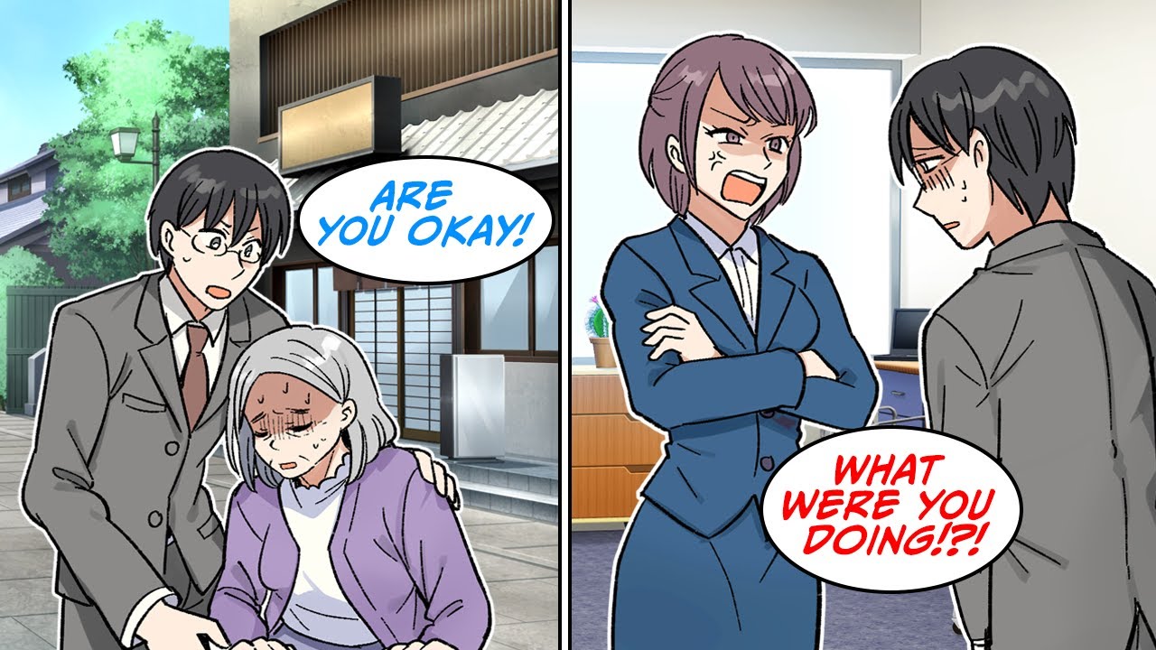 I helped an old woman in that area, the deal will was canceled [Manga Dub]