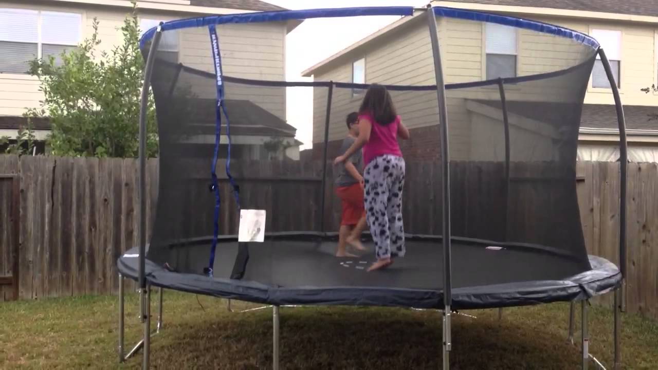 New Trampoline For Christmas 2012 - YouTube