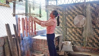 Complete the kitchen, make a kitchen shelf, go to the market to make meat and hang the kitchen shelf