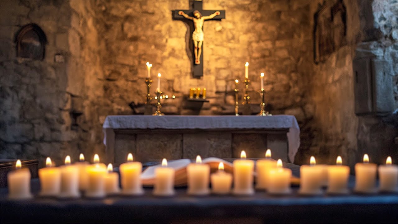 Gregorian Chants Honor and Praise God | Holy Mass of Prayer God in the Catholic monastery