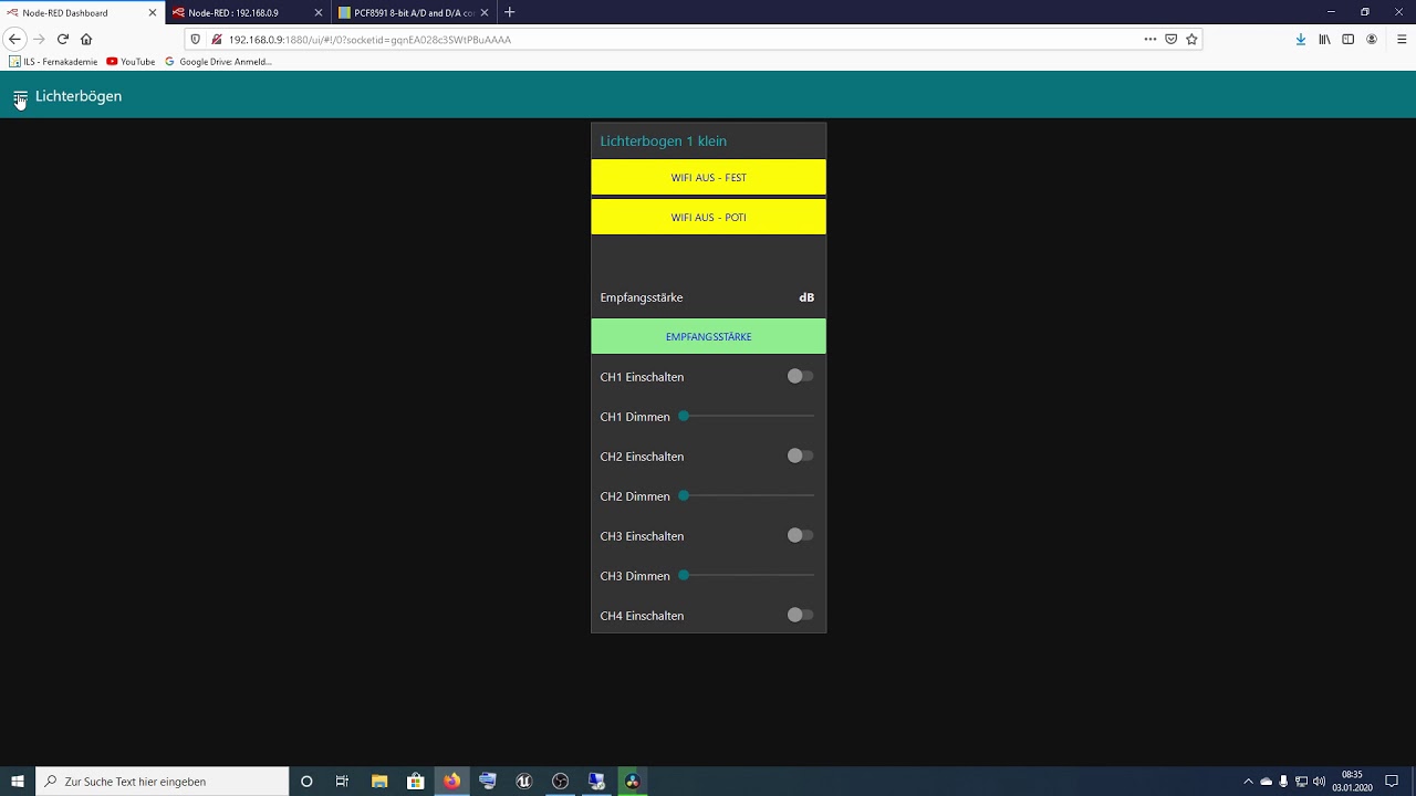 Raspberry Pi 3B+ Tutorial: Node Red Herunterfahren und Neustarten - YouTube