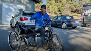 Modifying My Bike/Trike to Tow my Wheelchair