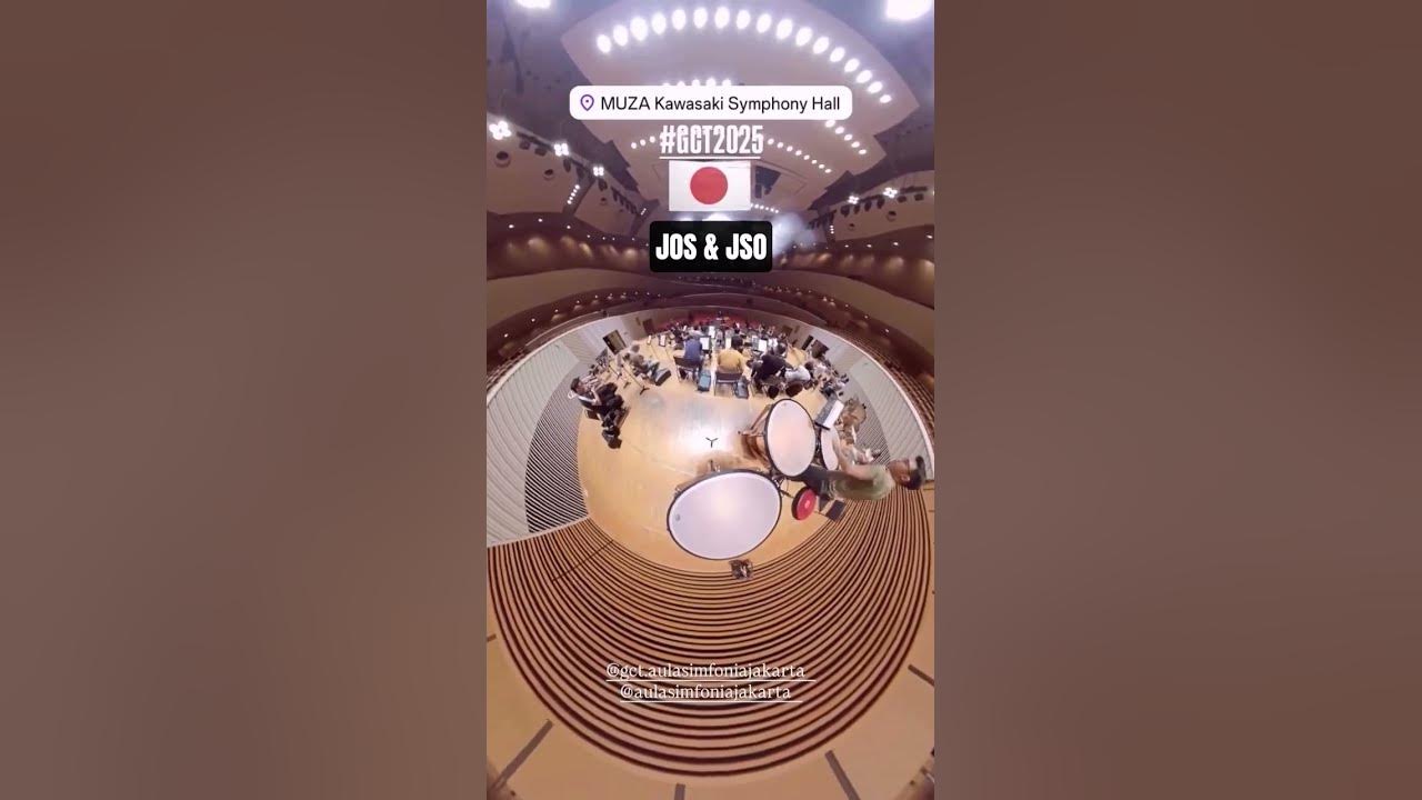 Symphony Voyage from Indonesia, JOS & JSO, 1st Stop, Muza Kawasaki, Tokyo, Japan. #GCT 2025 #concert