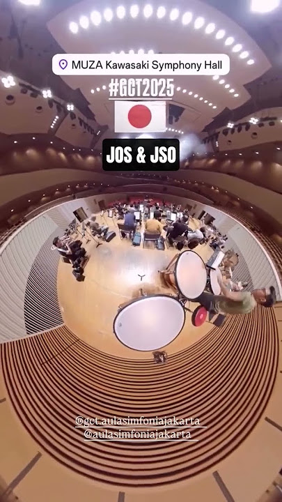 Symphony Voyage from Indonesia, JOS & JSO, 1st Stop, Muza Kawasaki, Tokyo, Japan. #GCT 2025 #concert
