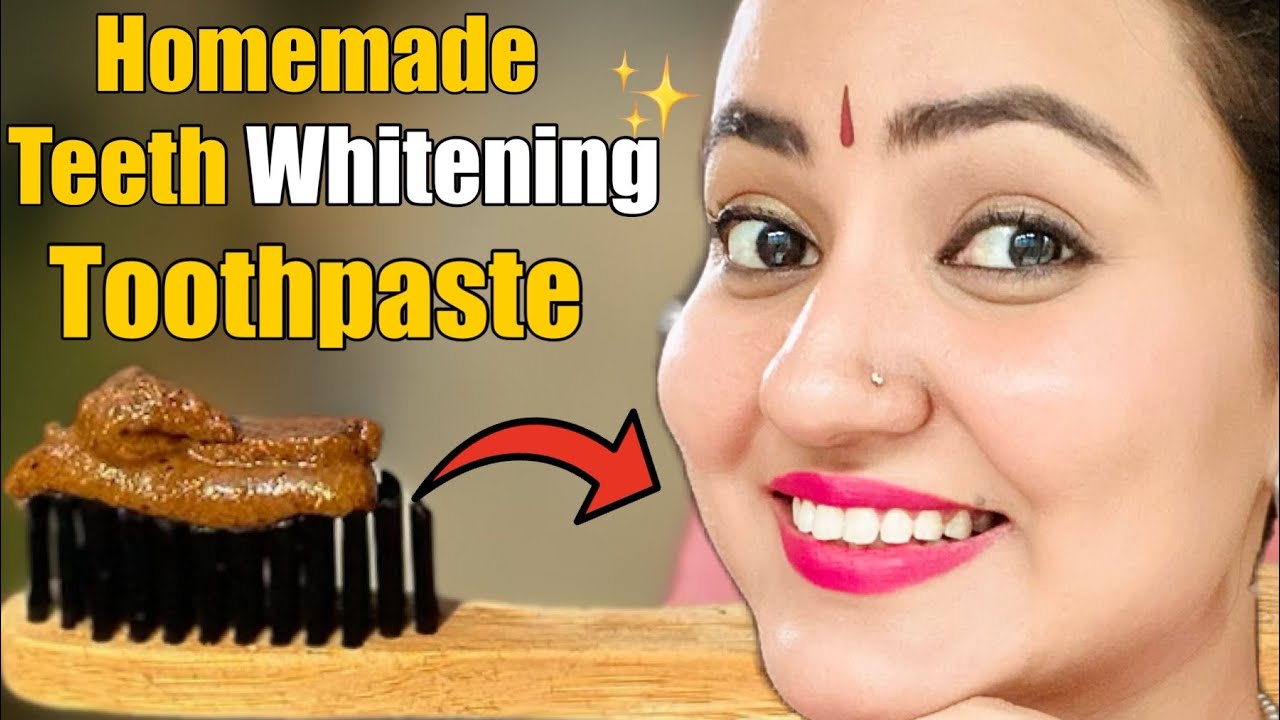 HOMEMADE *AYURVEDIC TOOTHPASTE* for TEETH WHITENING Get White Teeth