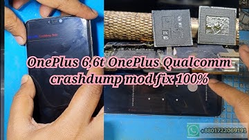 OnePlus 6,6t Qualcomm crashdump mod fix | how to fix OnePlus 6,6t Qualcomm crashdump mod fix 100%