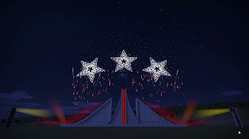 NYE 2021 Fireworks (Planet Coaster)