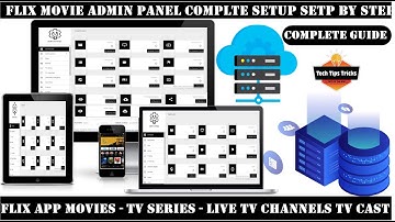 Admin Panel How To Setup - Flix Movie App - Make Admin Panel - 2020 Tech Tips Tricks