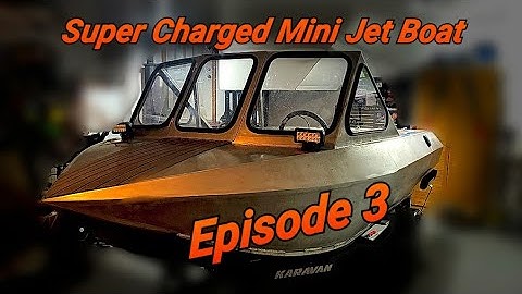 Super Charged 215hp Mini Jet Boat Build Episode 3: The last video on the Minijetinc  Build.