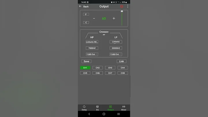 Dayton DSP 408 Crossover issue