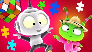 Rob The Robot Episode 2 - Too Much Fun Robot Cartoons For Children Oddbods & Friends