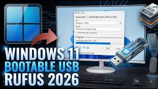 How to create Windows 11 Bootable Pendriver Using Rufus (2026)